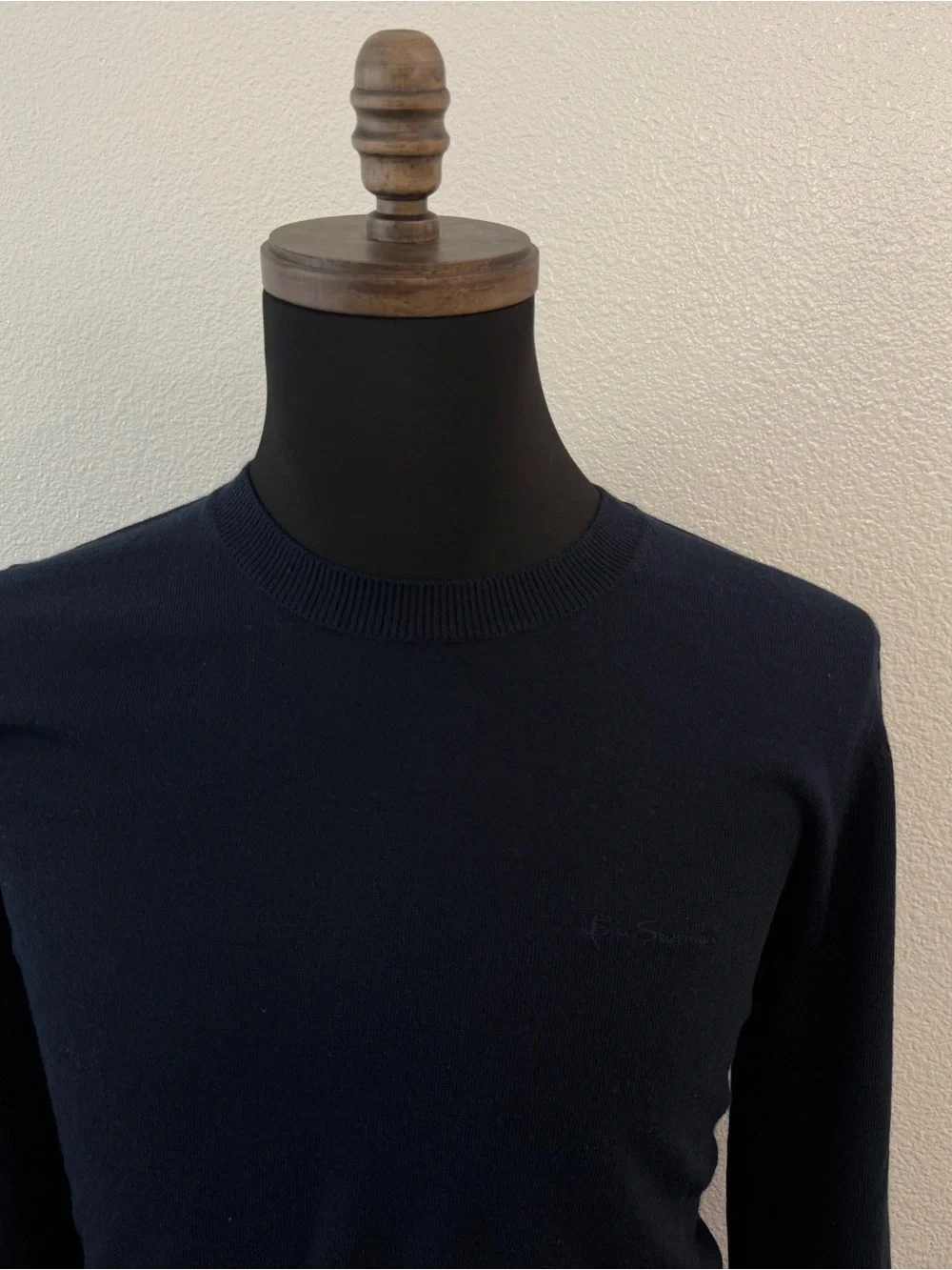 Ben Sherman Men's Navy Crewneck Sweater